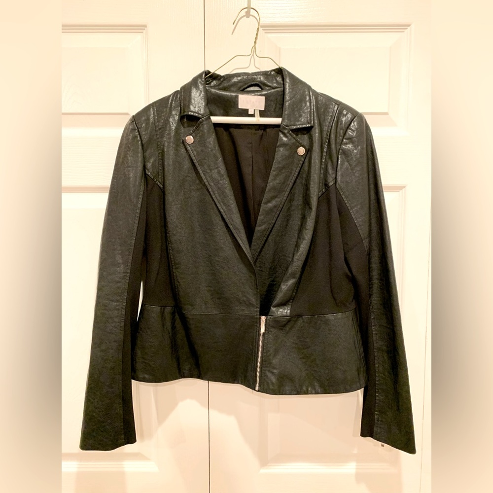 1.State Black Moto Jacket